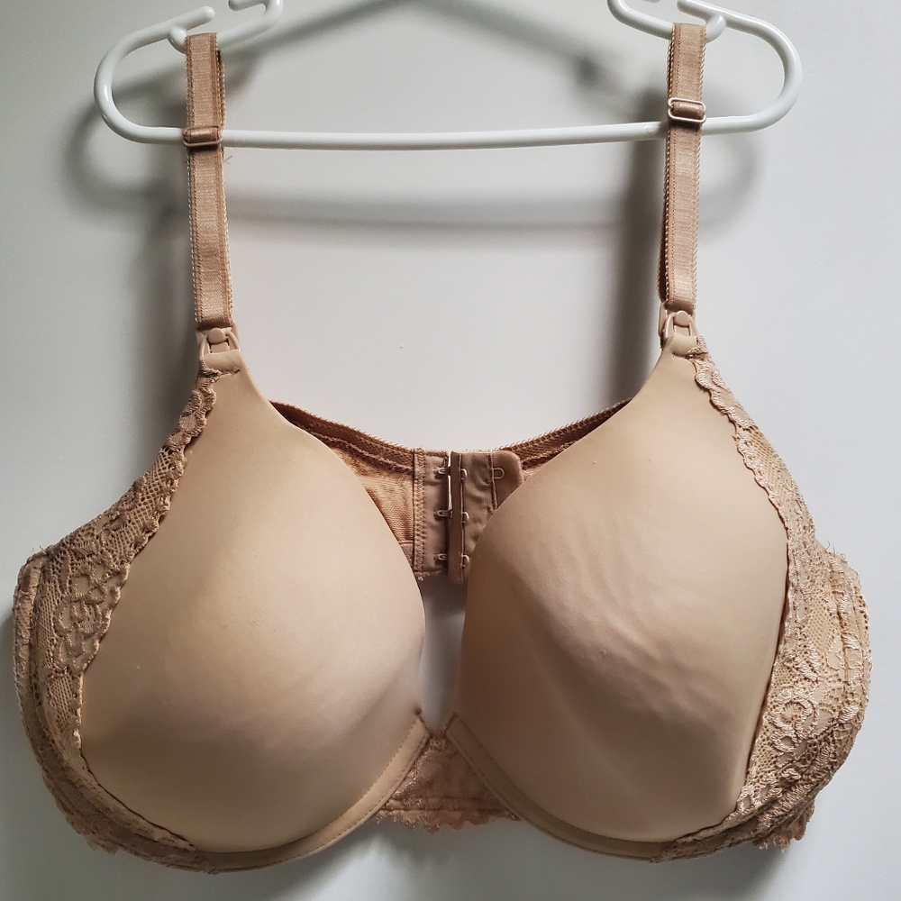 A Pea in the Pod Nude Maternity Nursing Bra 38D